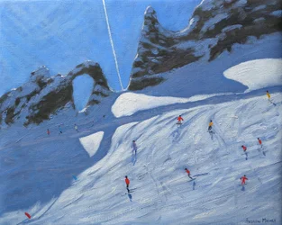 A agulha Percee, Tignes, 2009